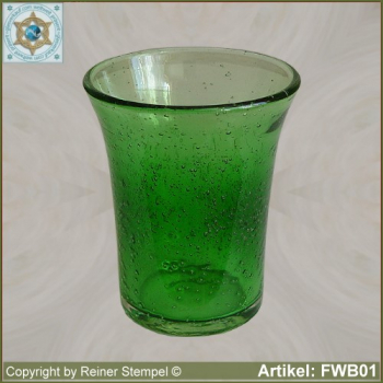 Forest glass beaker Goethe's water glass historical replica