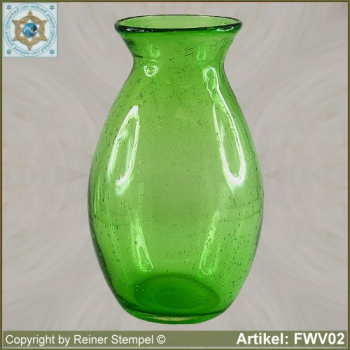Forest glass picher vase historical replica
