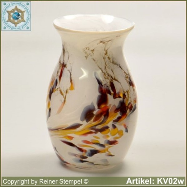 Glass vase pitcher vase decorative in color and shape KV02w