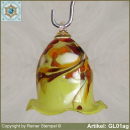 Bell made of glass, glass bell GL01ag